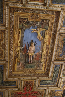 Rom Deckenbild Heiliger Sebastian