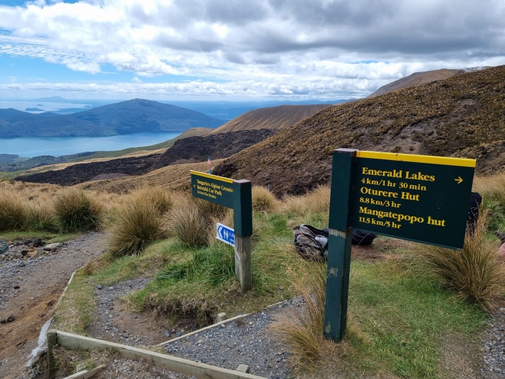 Tongariro Crossing - Abstieg und Lake Rotoaira
